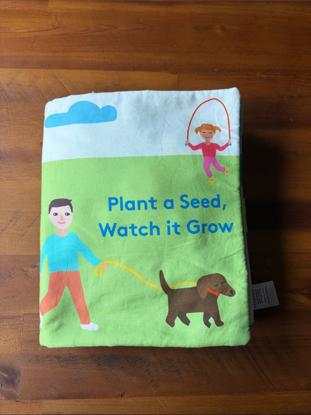 Plant a Seed, Watch it Grow - Green Kids Soft Book